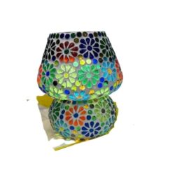 Blue Pottery Mosaic Lamp_Rs 750