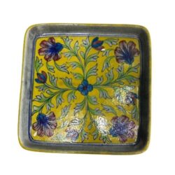 Blue Pottery_ 10 Inch Tray2_ Rs 330