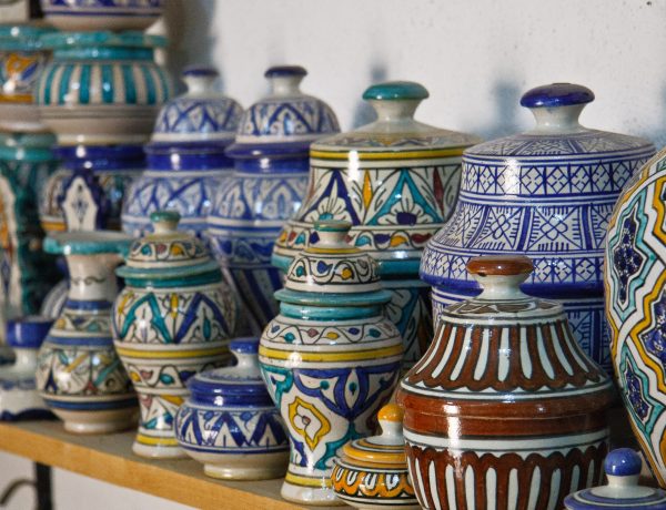 Traditional Fez pottery